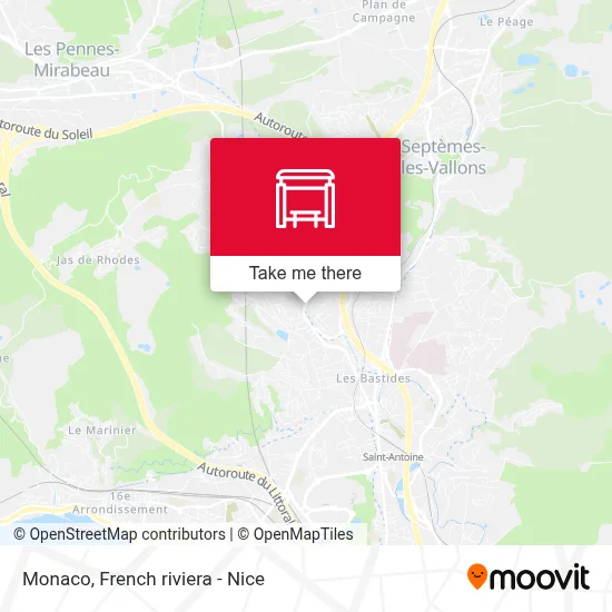 Monaco map
