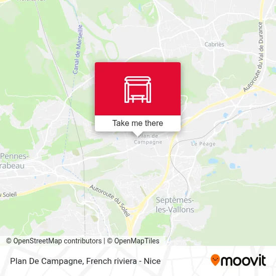 Plan De Campagne map