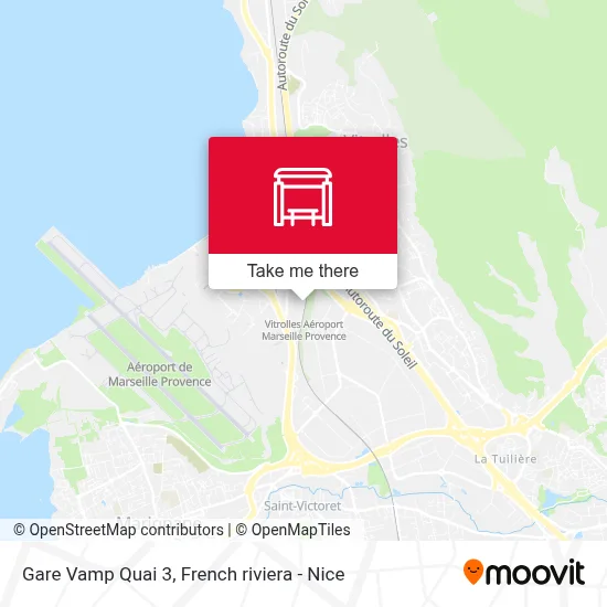 Gare Vamp Quai 3 map