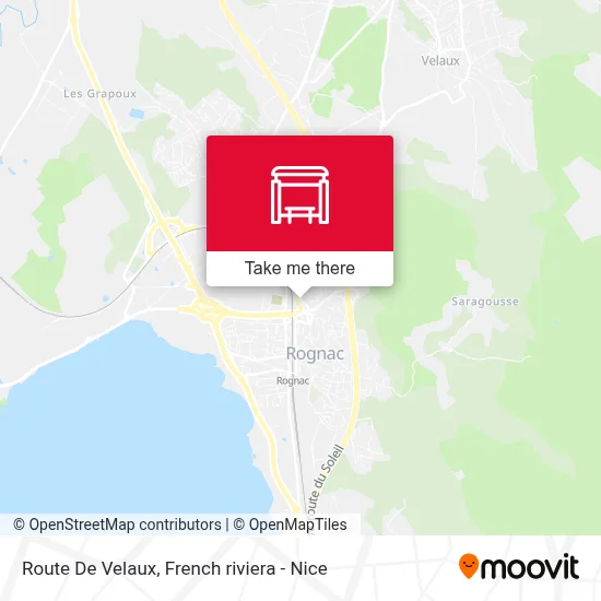 Route De Velaux map