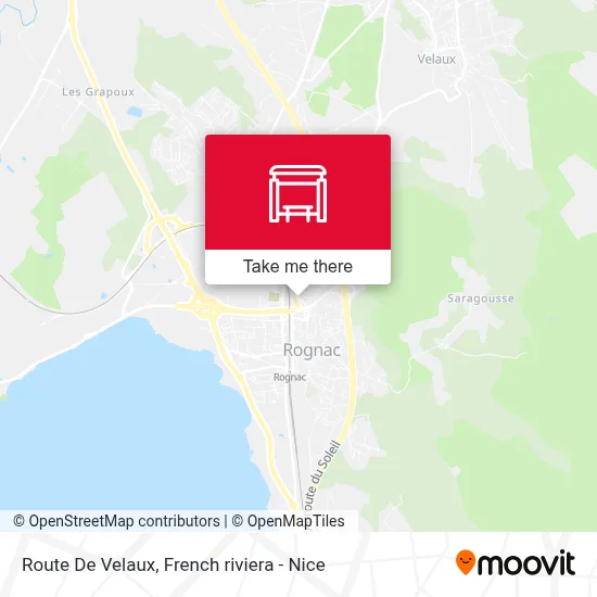 Route De Velaux map