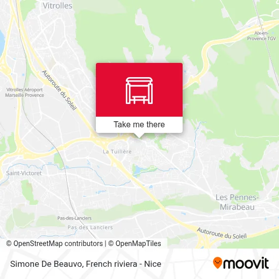 Simone De Beauvo map