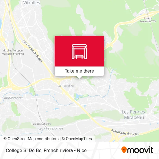 Collège S. De Be map