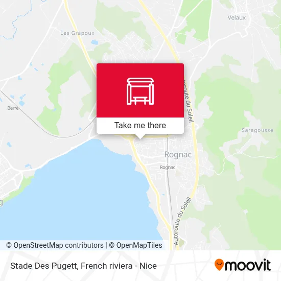 Stade Des Pugett map