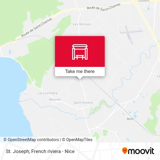 Mapa St Joseph