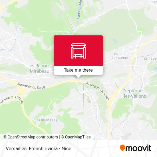 Versailles map