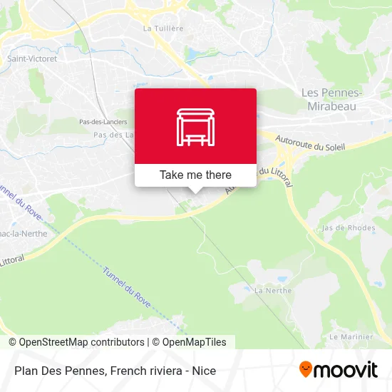 Plan Des Pennes map