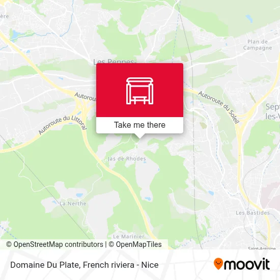 Domaine Du Plate map