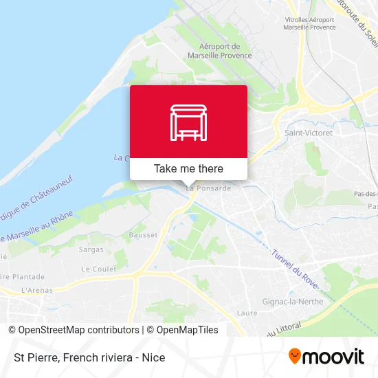 Mapa St Pierre