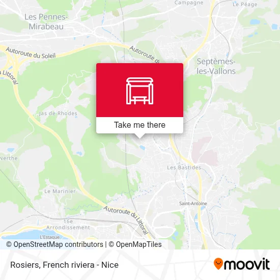 Rosiers map