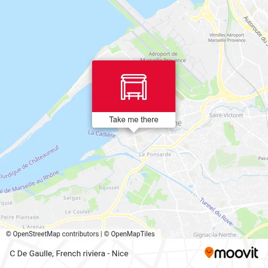 C De Gaulle map