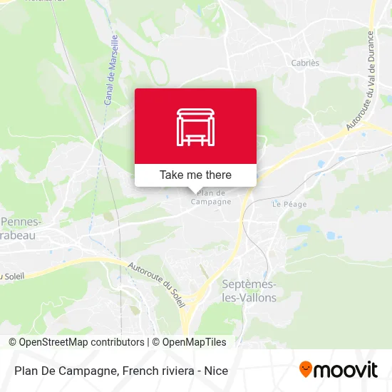 Plan De Campagne map