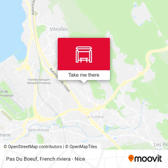 Pas Du Boeuf map