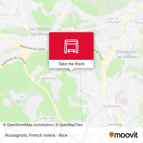 Rossignols map