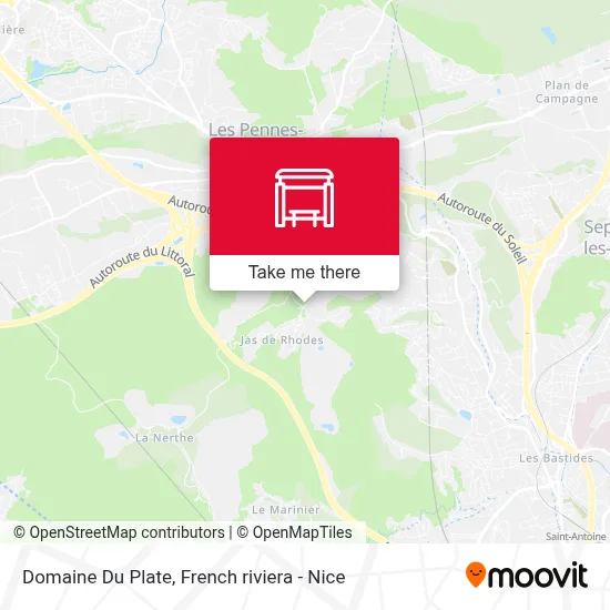 Domaine Du Plate map