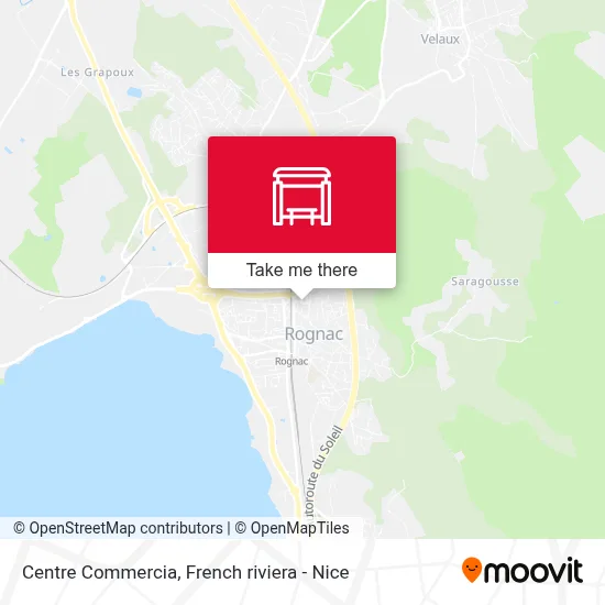 Centre Commercia map
