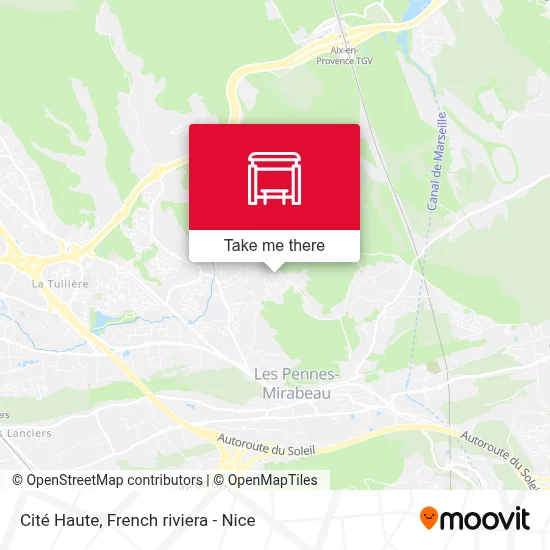 Cité Haute map