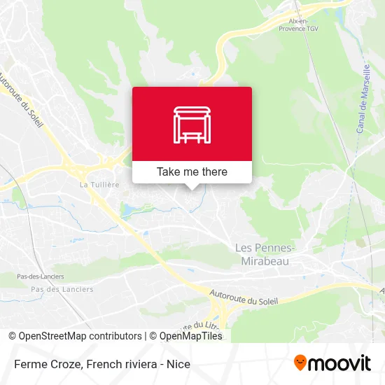 Ferme Croze map