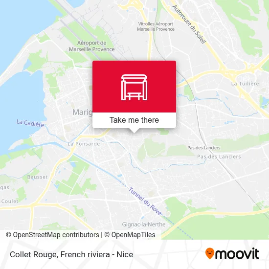 Collet Rouge map