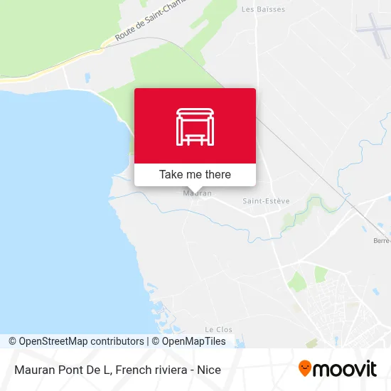 Mauran Pont De L map