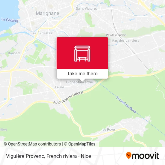 Viguière Provenc map