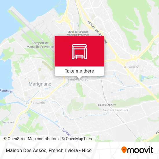 Maison Des Assoc map