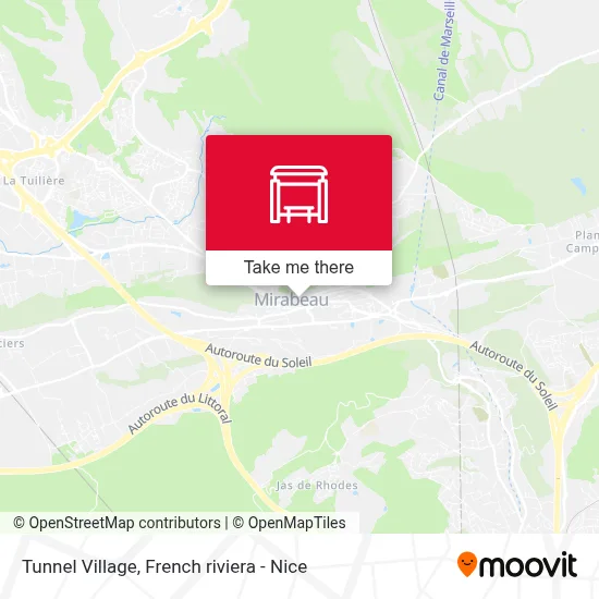 Tunnel Village map
