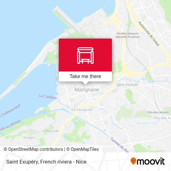 Saint Exupéry map