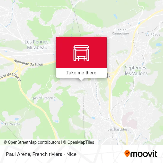 Paul Arene map