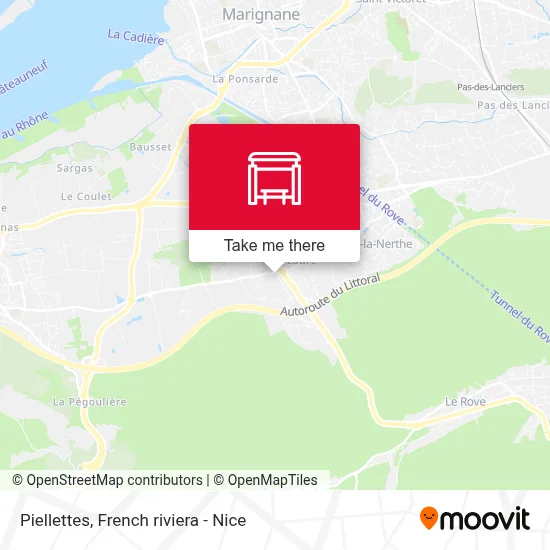 Piellettes map