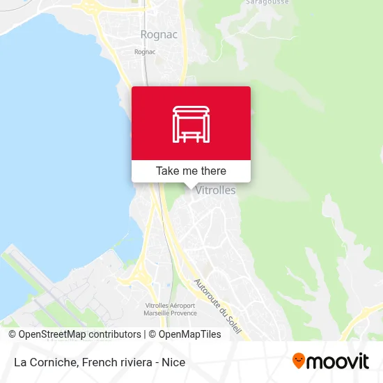 La Corniche map