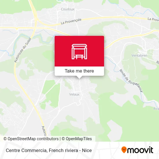 Centre Commercia map