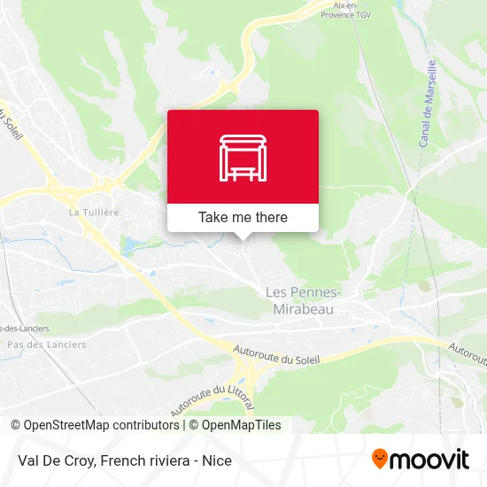 Val De Croy map