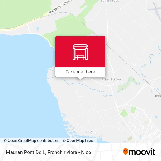 Mauran Pont De L map