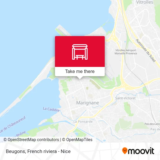 Mapa Beugons