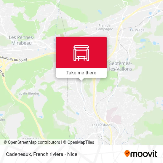 Cadeneaux map