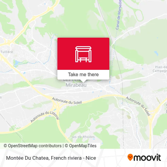 Montée Du Chatea map