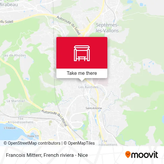 Francois Mitterr map
