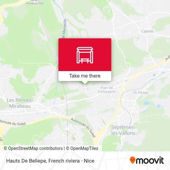 Hauts De Bellepe map