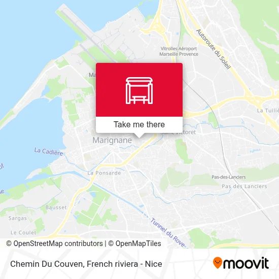 Chemin Du Couven map