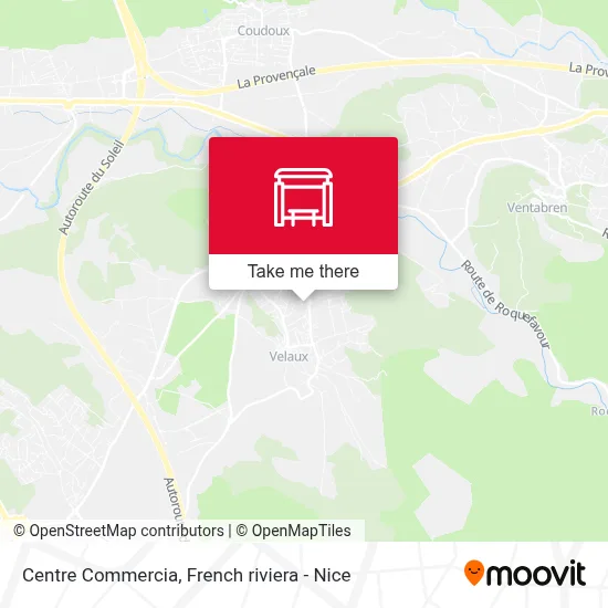 Centre Commercia map