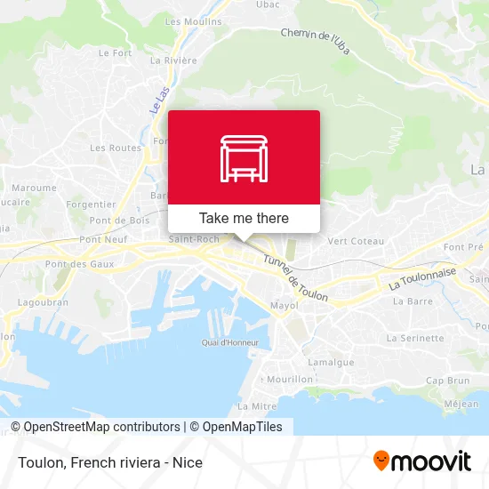 Toulon map