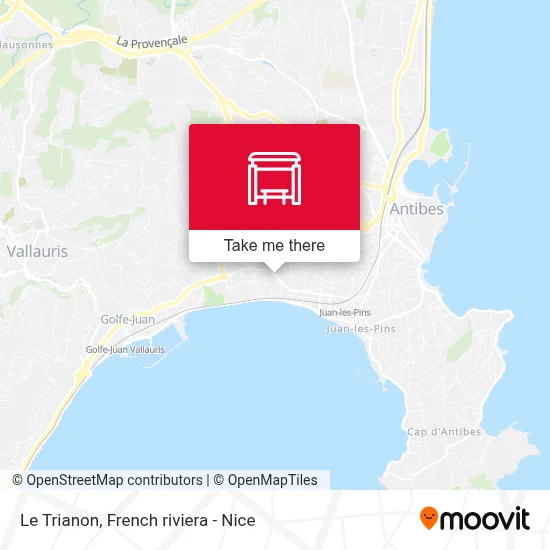 Le Trianon map