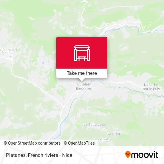 Platanes map
