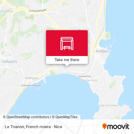 Le Trianon map