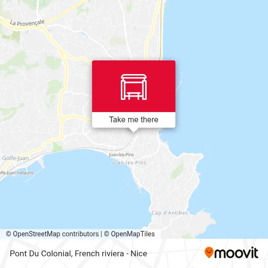 Mapa Pont Du Colonial
