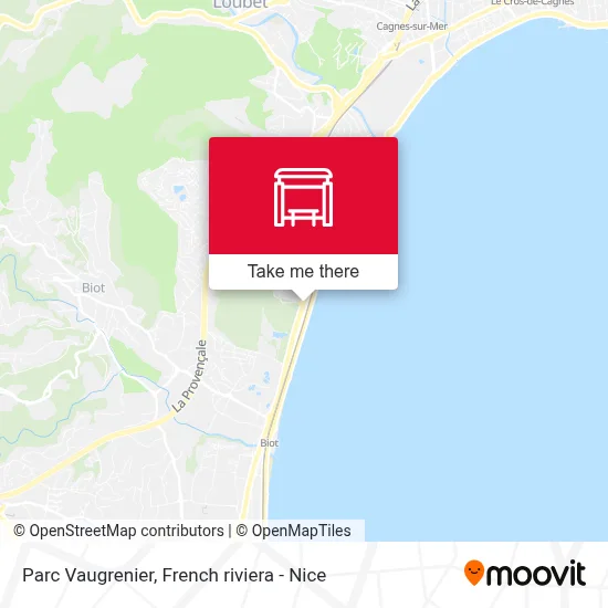 Parc Vaugrenier map