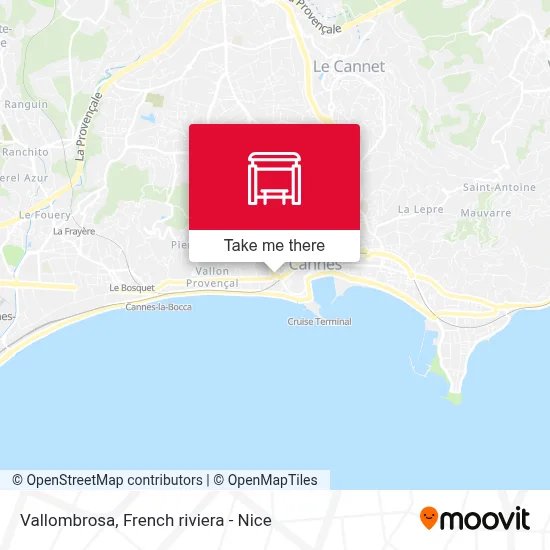 Vallombrosa map