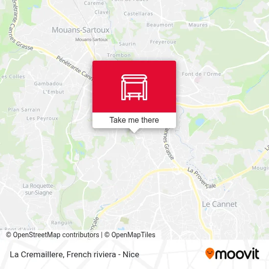 La Cremaillere map