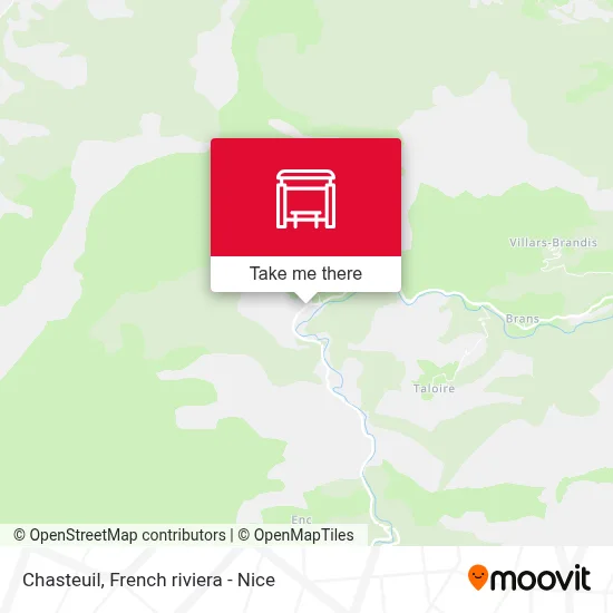 Chasteuil map